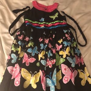 Girls butterfly dress